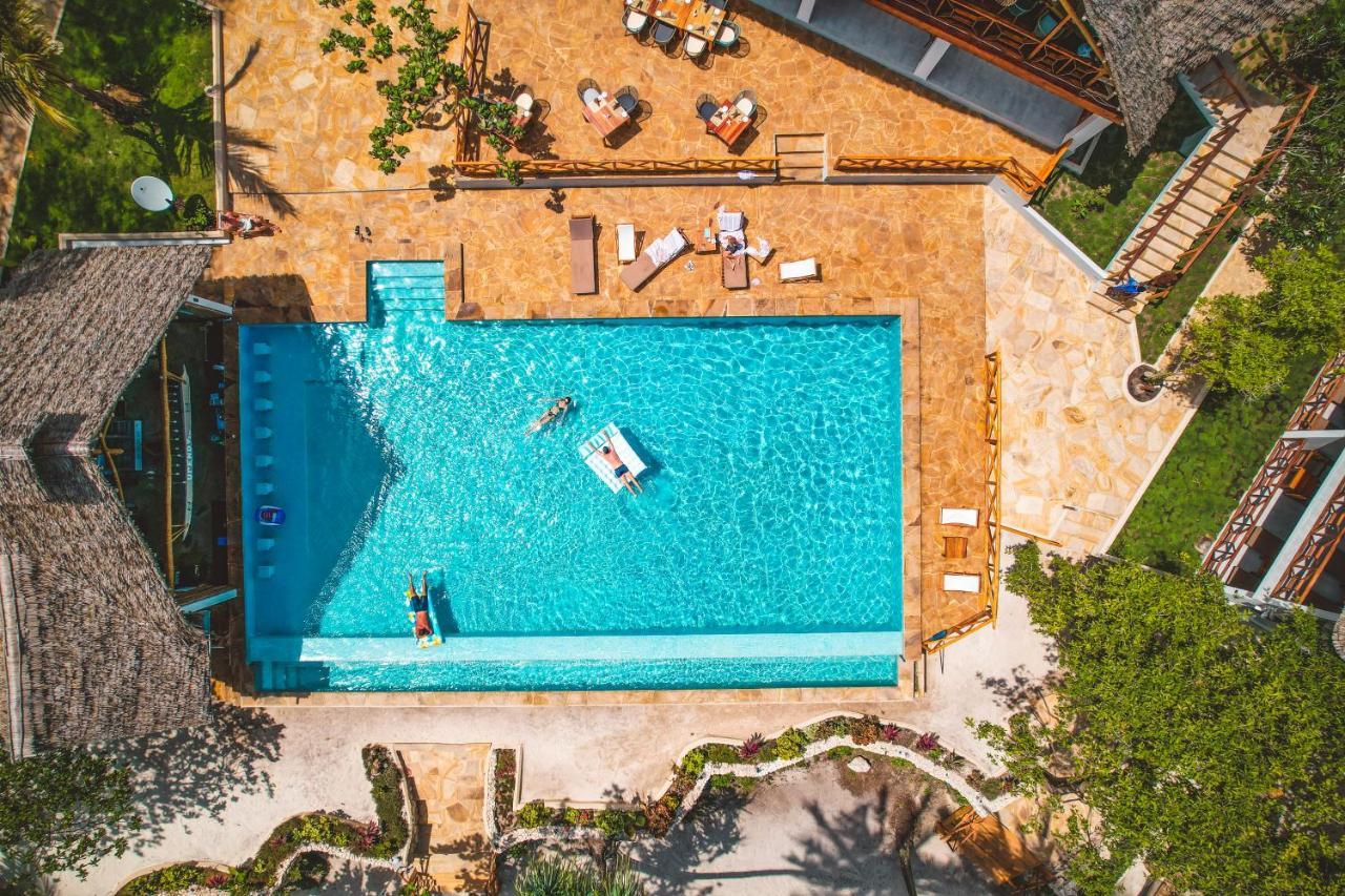 Zanzibella Hotel & Spa Kiwengwa (Zanzibar) Exterior foto Aerial view of the swimming pool at the Hotel