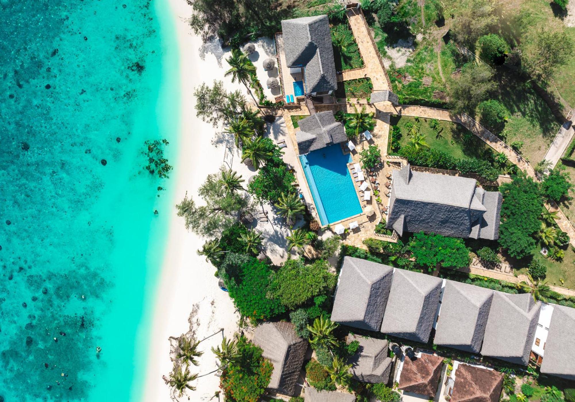 Zanzibella Hotel & Spa Kiwengwa (Zanzibar) Exterior foto Aerial view of the resort
