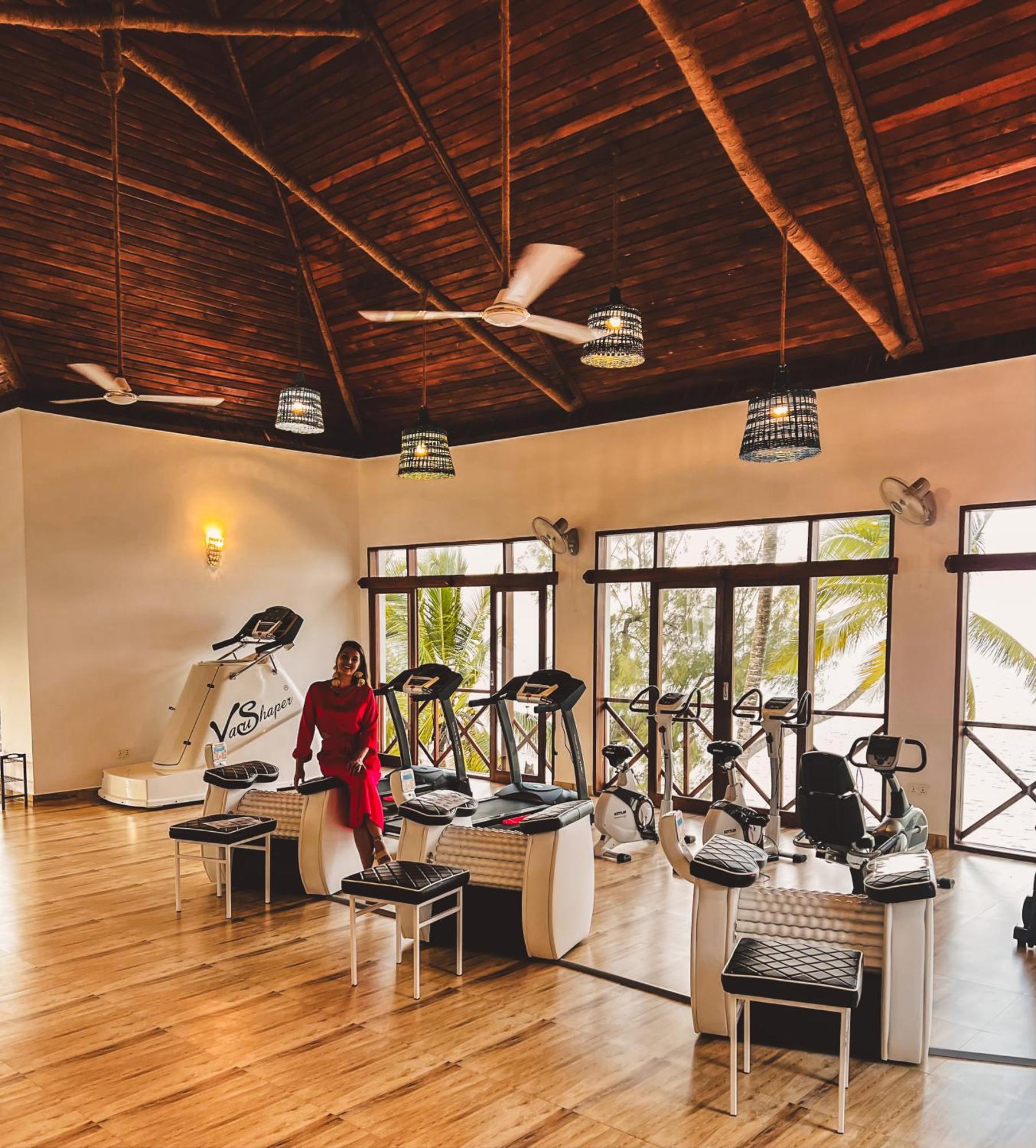 Zanzibella Hotel & Spa Kiwengwa (Zanzibar) Exterior foto The gym at the resort